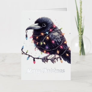 De Raven Kerstmis Folie Feestdagenkaart