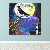 De Raven, Nevermore Canvas Afdruk (Insitu (Houten vloer))