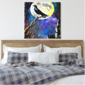 De Raven, Nevermore Canvas Afdruk (Insitu (Slaapkamer))