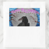 De Raven Rechthoekige Sticker (Tas)