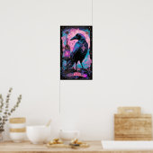 De Raven Tarot Kaart Witchy Poster (Keuken)