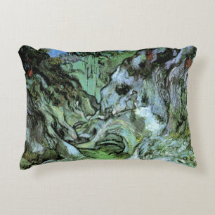 De ravijn van Les Peiroulets door Vincent van Gogh Decoratief Kussen