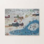 De razen rond de poot legpuzzel (Horizontaal)