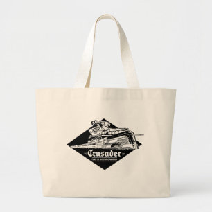 De Reading Railroad Crusader Streamliner Grote Tote Bag