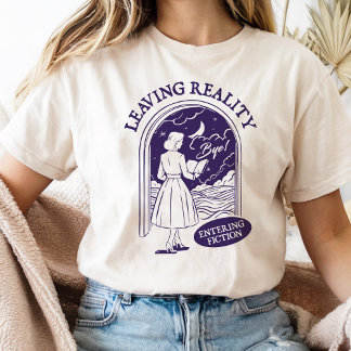 De realiteit binnenlaten in fictie voor boekenlief t-shirt