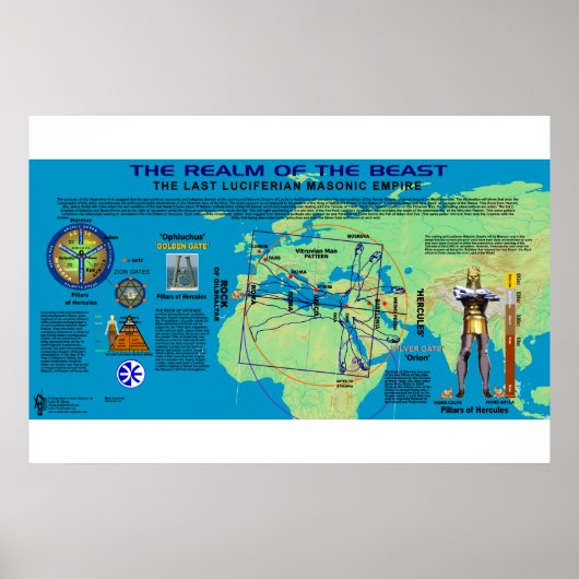 De realm van de AntiChristus Poster (Voorkant)