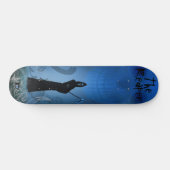 De Reaper in Blue Dd Brand Skateboard (Horizontaal)