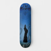 De Reaper in Blue Dd Brand Skateboard (Voorkant)