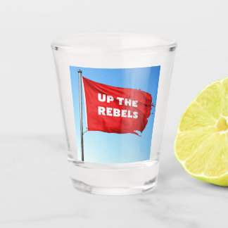 De rebellen met het thema shot glass glas