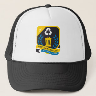 De rebut et réutilisant le casquette de semaine d