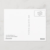 DE RECENTE AANKOMST VAN DE AVOND DOOR SHARON BRIEFKAART (Achterkant)