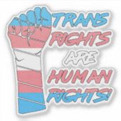 De rechten van de mens sticker (Voorkant)