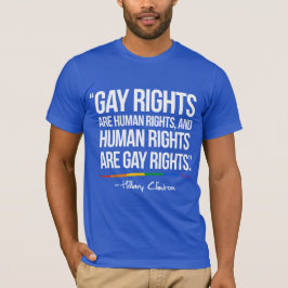 De rechten van homoseksuelen zijn mensenrechten -  t-shirt