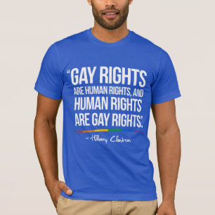 De rechten van homoseksuelen zijn mensenrechten -  t-shirt