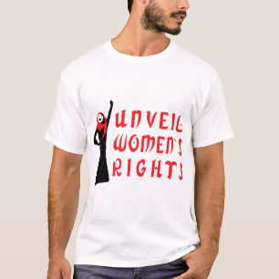 De rechten van moslimvrouwen onthullen t-shirt