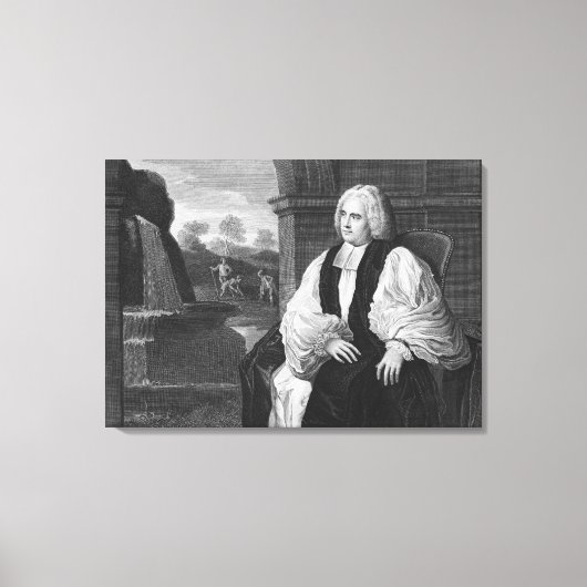 De rechter dominee George Berkeley Canvas Afdruk (Voorkant)