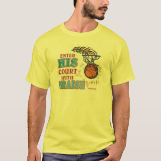 de rechter te openen met lof t-shirt