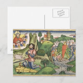 De rechters 6 36 Gideon geven de gril uit de " Briefkaart (Voorkant / Achterkant)