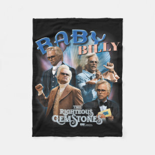 De Rechtvaardige Edelstenen Baby Billy Heartthrob Fleece Deken