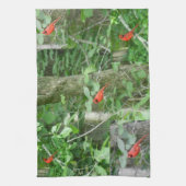 DE RED CARDINAL handdoek (Verticaal)