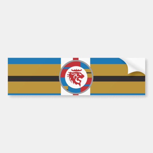 De Red Lion Bumpersticker (Voorkant)
