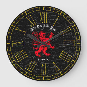 De Red Lion Pub Vintage Grote Klok