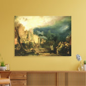 De redding van John Wesley Canvas Afdruk (Insitu (Woonkamer))