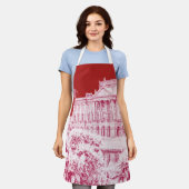 De redenen in Pemberley (rood) - Schort (Gedragen)