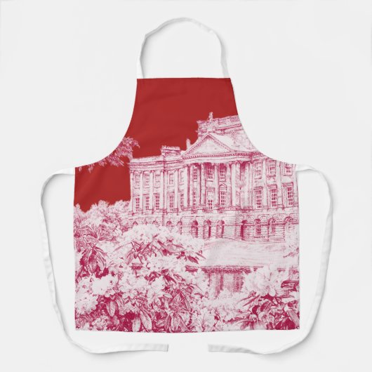 De redenen in Pemberley (rood) - Schort (Voorkant)