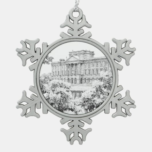 De redenen in Pemberley - Tin Sneeuwvlok Ornament (Voorkant)