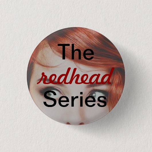 De REDHEAD-reeks Ronde Button 3,2 Cm (Voorkant)