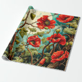 De RedPoppy Cadeaupapier (Uitgerold)