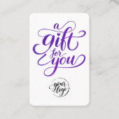 De Réduction Carte Cadeau Code QR Promotion Moderne à Rabais Vi (Devant)