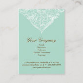 De Réduction Carte cadeau vintage Spring Green Acanthus (Dos)