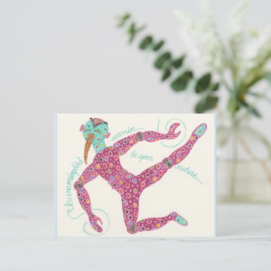 De reeks #9 van de Hub van overlevenden: Hummingbi Briefkaart (Staand voorkant)