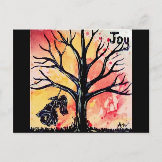 De reeks van de Boom: Vreugde Briefkaart (Voorkant)