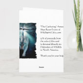 De Reeks van de WOLF & van het Wild van EAGLE Kaart (Achterkant)