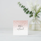 De Référencement Carte clientele moderne en écriture cursive avec p (Debout devant)