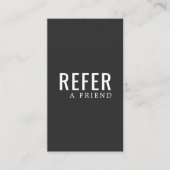 De Référencement Carte d'aiguillage blanche simple et élégante (Devant)