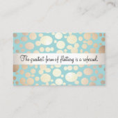 De Référencement Carte d'aiguillage du salon bleu turquoise et or (Devant)