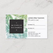 De Référencement Carte d'aiguillage Tropical Green/Aqua Parties sci (Dos)