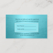 De Référencement Carte référral | Turquoise Dentist Dental (Dos)