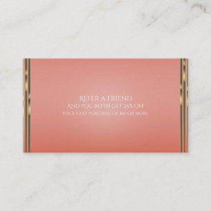 De Référencement Coral Peach & Gold Dipped Chic Envoyer une carte d
