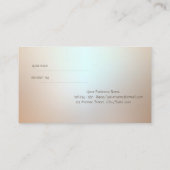 De Référencement Élégant, Élégant, Parties scintillant Lashes Carte (Dos)