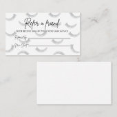 De Référencement Lash Envoyer une carte d'ami (Devant / Derrière)