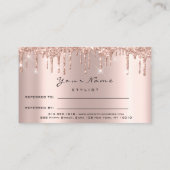 De Référencement Salon Carte d'aiguillage Étincelle Maquillage Lash (Dos)