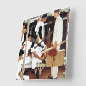 De referentie vierkante klok (Hoek)