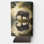 De reflectie van een olifant (Achterkant)