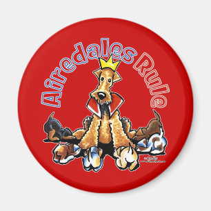 De Regel van airedales Magneet