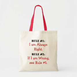 De regels tote bag